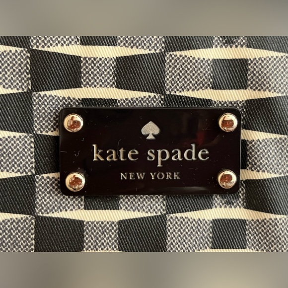 Kate Spade New York Signature Spade Black Cream Handbag ♠️❤️ - Picture 4 of 13